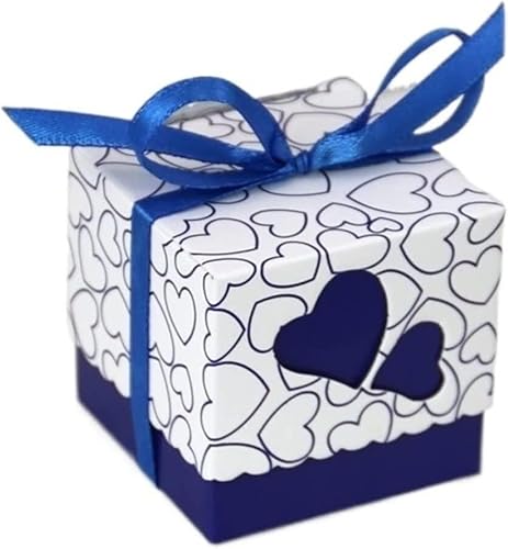 10 Stück ausgehöhlte Liebes-Hochzeitsboxen, Geschenkbox, Süßigkeitenbox, Band, lila, rosa, Süßigkeitenboxen, Papierbox, Geschenktüten, süß (Farbe: G, Größe: 10 Stück) (Farbe: D, Größe(C) von PULaif
