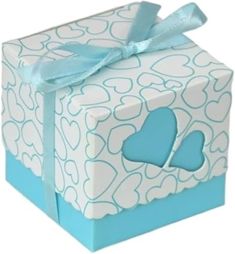 10 Stück ausgehöhlte Liebes-Hochzeitsboxen, Geschenkbox, Süßigkeitenbox, Band, lila, rosa, Süßigkeitenboxen, Papierbox, Geschenktüten, süß (Farbe: G, Größe: 10 Stück) (Farbe: D, Größe(G) von PuLAif
