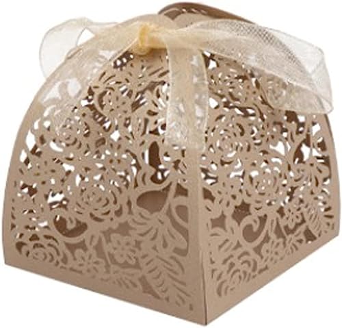 50/100 Stück kleine Bonbonschachteln, exquisite Hochzeitsgeschenke (Farbe: 6, Größe: 50 Stück_6 x 6 x 8 cm) (Farbe: 3, Größe: 50 Stück-6 x 6 x 8 cm (Farbe: 6, Größe: 50 Stück (Farbe: 9, Größe: 50 Stüc von PuLAif