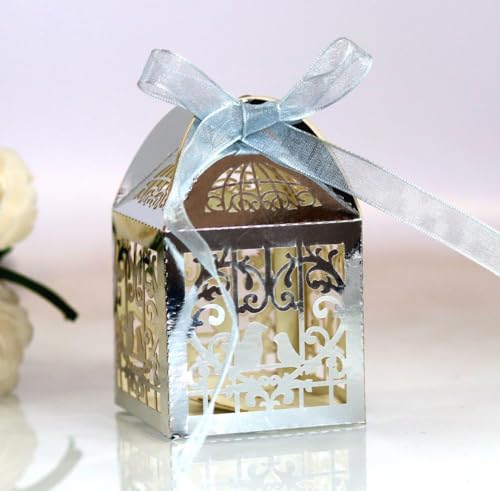 Hochzeits-Süßigkeitenbox-Verpackung, hohle Geschenkboxen, Verpackung for Kekse, Schokolade, Geburtstag (Farbe: 2, Größe: 5 x 5 x 8 cm) (Farbe: 9 (Farbe: 2, Größe: (Farbe: 2, Größe: 5 x 5 x 8 cm(11) von PULaif