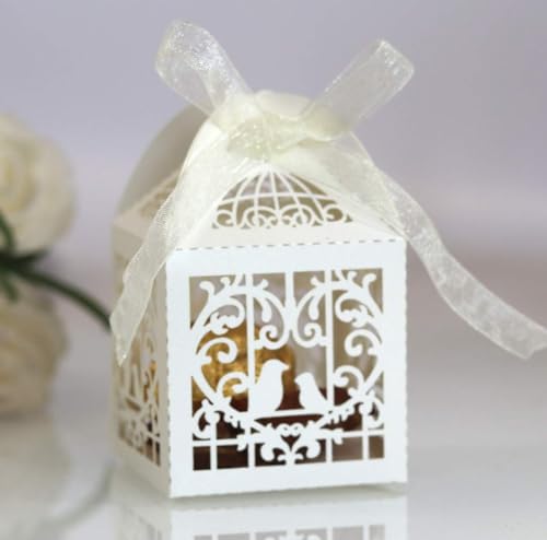 Hochzeits-Süßigkeitenbox-Verpackung, hohle Geschenkboxen, Verpackung for Kekse, Schokolade, Geburtstag (Farbe: 2, Größe: 5 x 5 x 8 cm) (Farbe: 9 (Farbe: 2, Größe: (Farbe: 2, Größe: 5 x 5 x 8 cm(2) von PuLAif