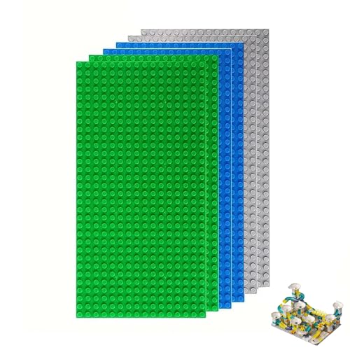 6pcs Classic Baseplates Building Plates, 16 x 32 Stud Rectangle Building Base 12.9 x 25.6 cm Building Board Baseboards 100% Compatible with All Major Brands, 3 Colours 6pcs Classic Baseplates Building Plates, 16 x 32 Stud Rectangle Building Base 12.9 x 25.6 cm Building Board Baseboards 100% Compatible with All Major Brands, 3 Colours von Puedno
