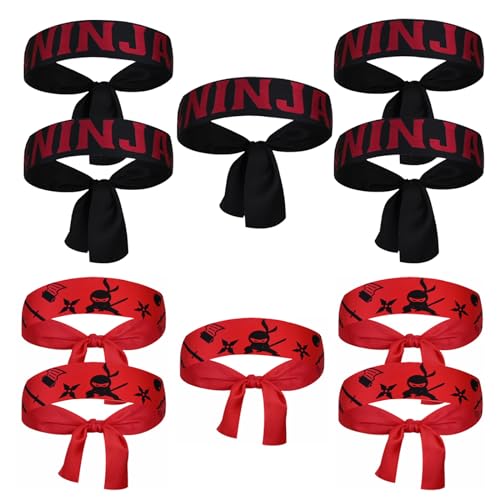 Puedno 10 Stück Ninjas Stirnband Kinder, Ninjas Party Stirnband, Ninja Geburtstagsdeko, Ninjas Party Favors für Geburtstagsparty Karate Puedno 10 Stück Ninjas Stirnband Kinder, Ninjas Party Stirnband, Ninja Geburtstagsdeko, Ninjas Party Favors für Geburtstagsparty Karate von Puedno