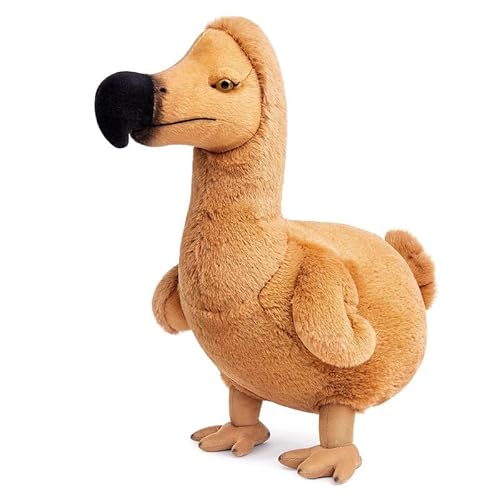 Dodo Plüschspielzeug - Lebensechter 14-Zoll Dodo Vogel Stofftier, Niedliches braunes Dodo-Spielzeug, echtes Plüschtier für die Heimdekoration, einzigartige Plüsch-Geschenksammlung für Kinder von PuffPurrs