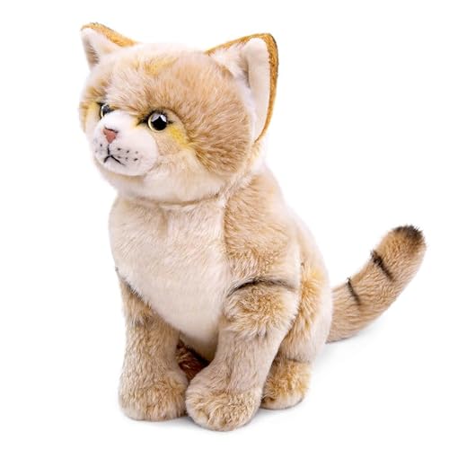 PuffPurrs Dünenkatze Plüsch, lebensechte Dünenkatze Stofftiere, niedliche 11 Zoll Plüschkatze, weiche Katzenspielzeug für Kinder PuffPurrs Dünenkatze Plüsch, lebensechte Dünenkatze Stofftiere, niedliche 11 Zoll Plüschkatze, weiche Katzenspielzeug für Kinder von PuffPurrs