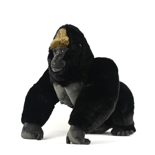 PuffPurrs Gorilla Plush Toy - Realistic Gorilla Stuffed Animals, 15 inches, Unique Forest Plushie Toys Model Dolls Collection for Kids von PuffPurrs