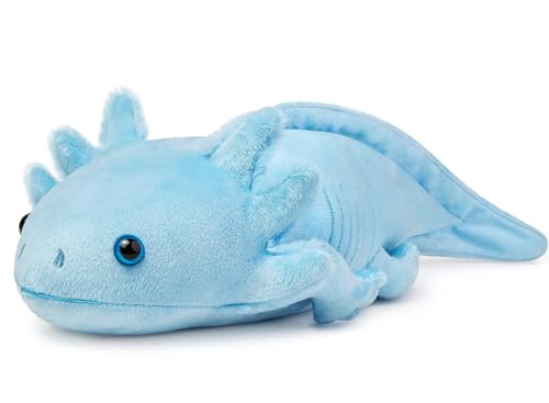 PuffPurrs Groß Axolotl Plüsch - Blauer Axolotl Stofftier, realistisch, 31", niedliche Ambystoma gruselige Amphibien-Plüschtiere, einzigartige Plüschgeschenksammlung für Kinder PuffPurrs Groß Axolotl Plüsch - Blauer Axolotl Stofftier, realistisch, 31", niedliche Ambystoma gruselige Amphibien-Plüschtiere, einzigartige Plüschgeschenksammlung für Kinder von PuffPurrs