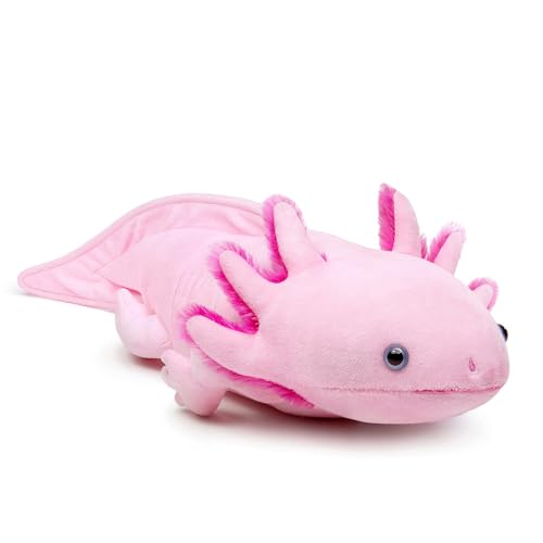 PuffPurrs Kuscheltier Pink Axolotl Plush Plueschtier Stofftier Spielzeug Pluesch Plüsch Kinder Kawaii Pillow Cute Für Mädchen Deko Toys Plueschtiere Plushie Toy Weihnachten Geschenk 45CM/17IN PuffPurrs Kuscheltier Pink Axolotl Plush Plueschtier Stofftier Spielzeug Pluesch Plüsch Kinder Kawaii Pillow Cute Für Mädchen Deko Toys Plueschtiere Plushie Toy Weihnachten Geschenk 45CM/17IN von PuffPurrs