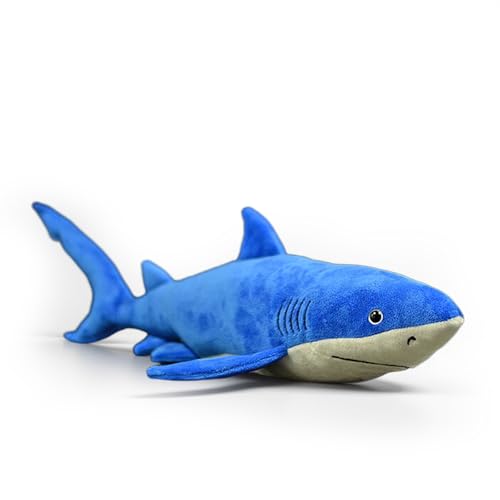 PuffPurrs Lebensechter Blauhai Plüsch, Realistisches Prionace Glauca Kuscheltier, Einzigartiges Marinebiologie Geschenk, 20 Zoll PuffPurrs Lebensechter Blauhai Plüsch, Realistisches Prionace Glauca Kuscheltier, Einzigartiges Marinebiologie Geschenk, 20 Zoll von PuffPurrs