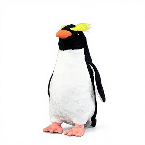 PuffPurrs Lebensechter Fiordland-Pinguin-Plüsch, Realistisches Kuscheltier mit Gelben Augenbrauenartigen Kämmen, Süßes Eudyptes Pachyrhynchus Kissen-Geschenk, 30 cm PuffPurrs Lebensechter Fiordland-Pinguin-Plüsch, Realistisches Kuscheltier mit Gelben Augenbrauenartigen Kämmen, Süßes Eudyptes Pachyrhynchus Kissen-Geschenk, 30 cm von PuffPurrs