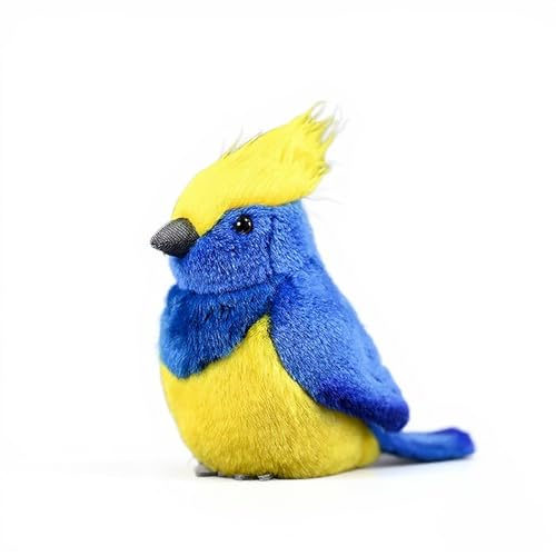 PuffPurrs Lebensechter Haubenmeisen-Plüschtier, Realistische markante Kopfhaube, Süßes Haubenmeisen-Schlüsselanhänger-Geschenk, 15cm PuffPurrs Lebensechter Haubenmeisen-Plüschtier, Realistische markante Kopfhaube, Süßes Haubenmeisen-Schlüsselanhänger-Geschenk, 15cm von PuffPurrs