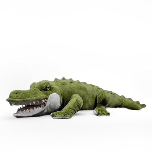 PuffPurrs Lebensechter Krokodil-Plüsch, Realistischer Reptilien-Riese Teddy, Sammler-Krokodil-Plüschgeschenk, 50 cm PuffPurrs Lebensechter Krokodil-Plüsch, Realistischer Reptilien-Riese Teddy, Sammler-Krokodil-Plüschgeschenk, 50 cm von PuffPurrs