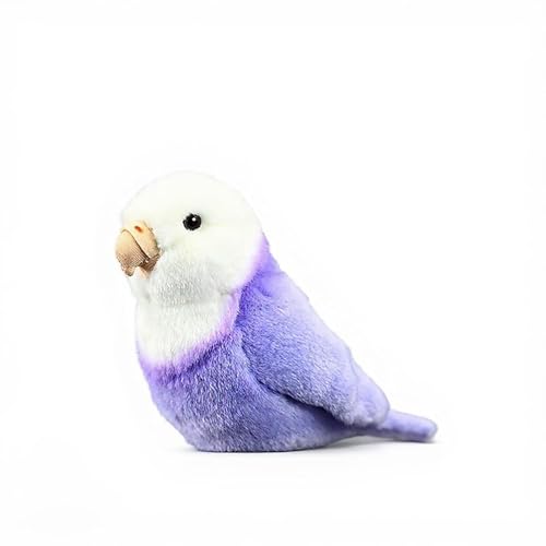 PuffPurrs Lebensechter Lutino-Agapornis-Plüschtier, Realistischer gelb-grüner Rücken, Süßes Pummeliges Agapornis-Schlüsselanhänger-Geschenk, 15cm PuffPurrs Lebensechter Lutino-Agapornis-Plüschtier, Realistischer gelb-grüner Rücken, Süßes Pummeliges Agapornis-Schlüsselanhänger-Geschenk, 15cm von PuffPurrs