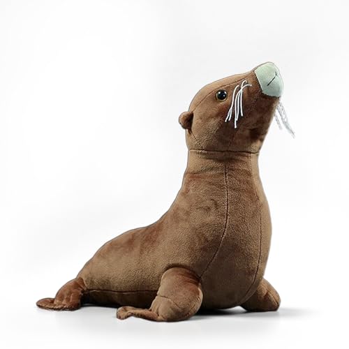 PuffPurrs Lebensechter Seelöwen-Plüsch, Realistischer Otariidae-Teddy, Süßer Ozean-Tier Kissen-Geschenk, 24 cm PuffPurrs Lebensechter Seelöwen-Plüsch, Realistischer Otariidae-Teddy, Süßer Ozean-Tier Kissen-Geschenk, 24 cm von PuffPurrs