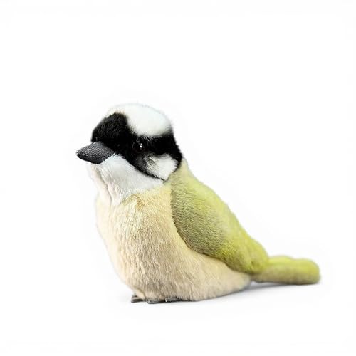 PuffPurrs Lebensechter Weißkronenbülbül-Plüschtier, Realistische weiße Krone und Wangen, Süßes Pycnonotus Sinensis-Schlüsselanhänger-Geschenk, 15cm PuffPurrs Lebensechter Weißkronenbülbül-Plüschtier, Realistische weiße Krone und Wangen, Süßes Pycnonotus Sinensis-Schlüsselanhänger-Geschenk, 15cm von PuffPurrs