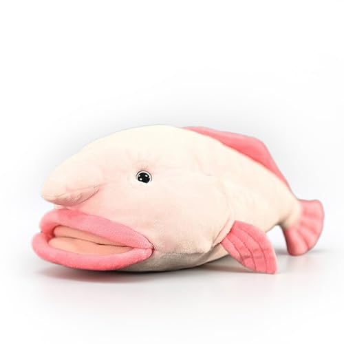 PuffPurrs Lebensechtes Blobfisch Plüschtier, Lustiges Fisch-Kuscheltier, Geschenk für Meeresfreunde, 33 cm von PuffPurrs