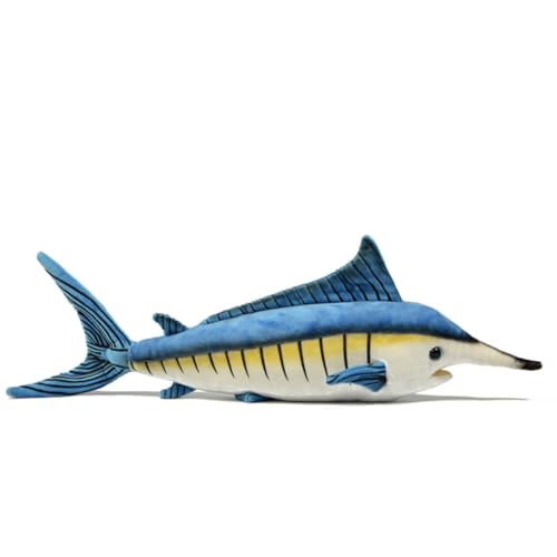 PuffPurrs Lebensechtes Marlin Plüschtier, Realistischer Marlin-Fisch als Kuscheltier, Süßes Meerestier als Kissen-Spielzeug, Einzigartiges Geschenk, 18,5 Zoll PuffPurrs Lebensechtes Marlin Plüschtier, Realistischer Marlin-Fisch als Kuscheltier, Süßes Meerestier als Kissen-Spielzeug, Einzigartiges Geschenk, 18,5 Zoll von PuffPurrs