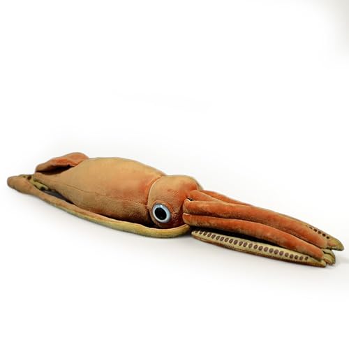 PuffPurrs Lebensechtes Riesenkalmar Plüschtier, Realistischer Architeuthis Dux Teddy, Lange spiralförmige Tentakel Kissen-Geschenk, 130 cm PuffPurrs Lebensechtes Riesenkalmar Plüschtier, Realistischer Architeuthis Dux Teddy, Lange spiralförmige Tentakel Kissen-Geschenk, 130 cm von PuffPurrs