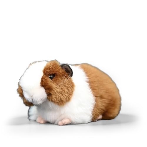 PuffPurrs Lifelike Guinea Pig Plush Toy, Realistic Brown Guinea Pig Teddy Stuffed, Cute Cavy Round Body Animal Toy Gift, 20 cm/7.8 In von PuffPurrs