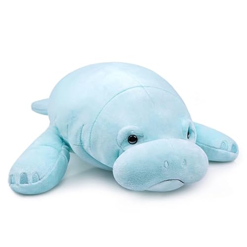 PuffPurrs Manatee Plüschtier - Blau, 16 Zoll lebensechte Seekuh, weiche realistische Meeressimulation Seekuh Plüsch, Geschenk für Kinder PuffPurrs Manatee Plüschtier - Blau, 16 Zoll lebensechte Seekuh, weiche realistische Meeressimulation Seekuh Plüsch, Geschenk für Kinder von PuffPurrs