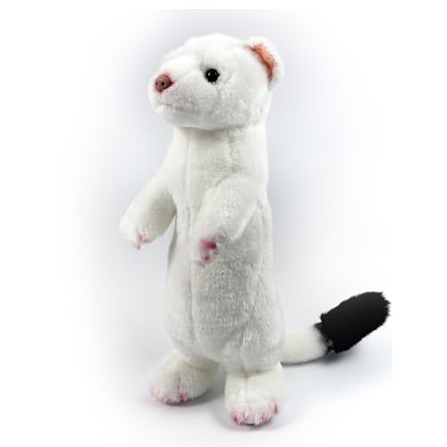 PuffPurrs Short Tailed Weasel Plüschtier - Realistische & lehrreiche Wiesel-Figur - Perfekt für Wildtierliebhaber - 23CM/9IN PuffPurrs Short Tailed Weasel Plüschtier - Realistische & lehrreiche Wiesel-Figur - Perfekt für Wildtierliebhaber - 23CM/9IN von PuffPurrs