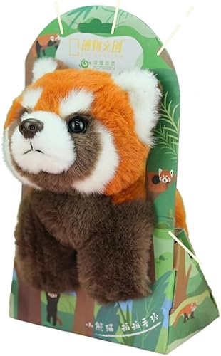 PuffPurrs Niedlicher Roter Panda Plüschtier, Roter Panda Plüsch-Slap-Armband, Roter Panda Plüschtiere PuffPurrs Niedlicher Roter Panda Plüschtier, Roter Panda Plüsch-Slap-Armband, Roter Panda Plüschtiere von PuffPurrs