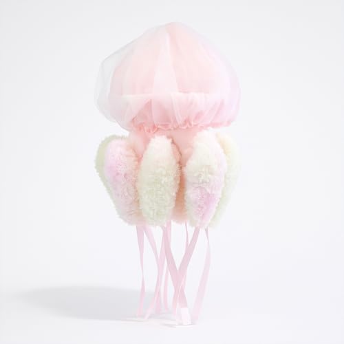 PuffPurrs Qualle Plüschtier - Lebensecht 23cm Meeresqualle Spielzeug, Realistisches Ozean Tier Geschenk von PuffPurrs