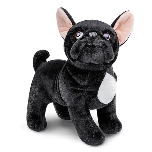 PuffPurrs Schwarzes Bulldog Plüschtier - Realistischer 13" stehender schwarzer Bulldoggen-Hund, niedliches Hunde-Welpen-Plüschtier, einzigartige Plüschgeschenksammlung für Kinder PuffPurrs Schwarzes Bulldog Plüschtier - Realistischer 13" stehender schwarzer Bulldoggen-Hund, niedliches Hunde-Welpen-Plüschtier, einzigartige Plüschgeschenksammlung für Kinder von PuffPurrs