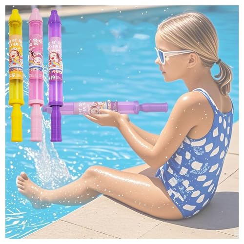 2/3/4 PCS Firework Water Gun, Fireworks Style Water Spray Toys, Firework 𝐖𝐚𝐭𝐞𝐫 𝐒𝐩𝐫𝐚𝐲 Gun, High Pressure Pull-Out Sprinkler Spray Toys for Bathing, Pool, Party (3PCS-2) von Pukmqu