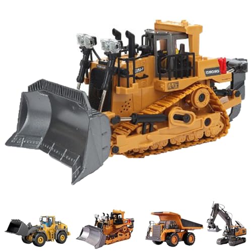 Pukmqu Mudsterz Excavator, Mudsterz Trucks, 𝐌𝐮𝐝𝐬𝐭𝐞𝐫𝐳 Construction RC, 2.4GHz Remote Control Construction Vehicle Set, Alloy Material, with Cool Lights and Sounds (1045) von Pukmqu