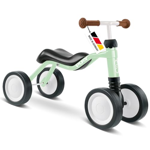 PUKY WUTSCH | Sicheres Rutschfahrzeug | Für Kleinkinder ab 1,5 Jahren | Mit Pendelachse | Sicherheitslenkergriffe | In- und Outdoor | Farbe Pastell Green PUKY WUTSCH | Sicheres Rutschfahrzeug | Für Kleinkinder ab 1,5 Jahren | Mit Pendelachse | Sicherheitslenkergriffe | In- und Outdoor | Farbe Pastell Green von PUKY
