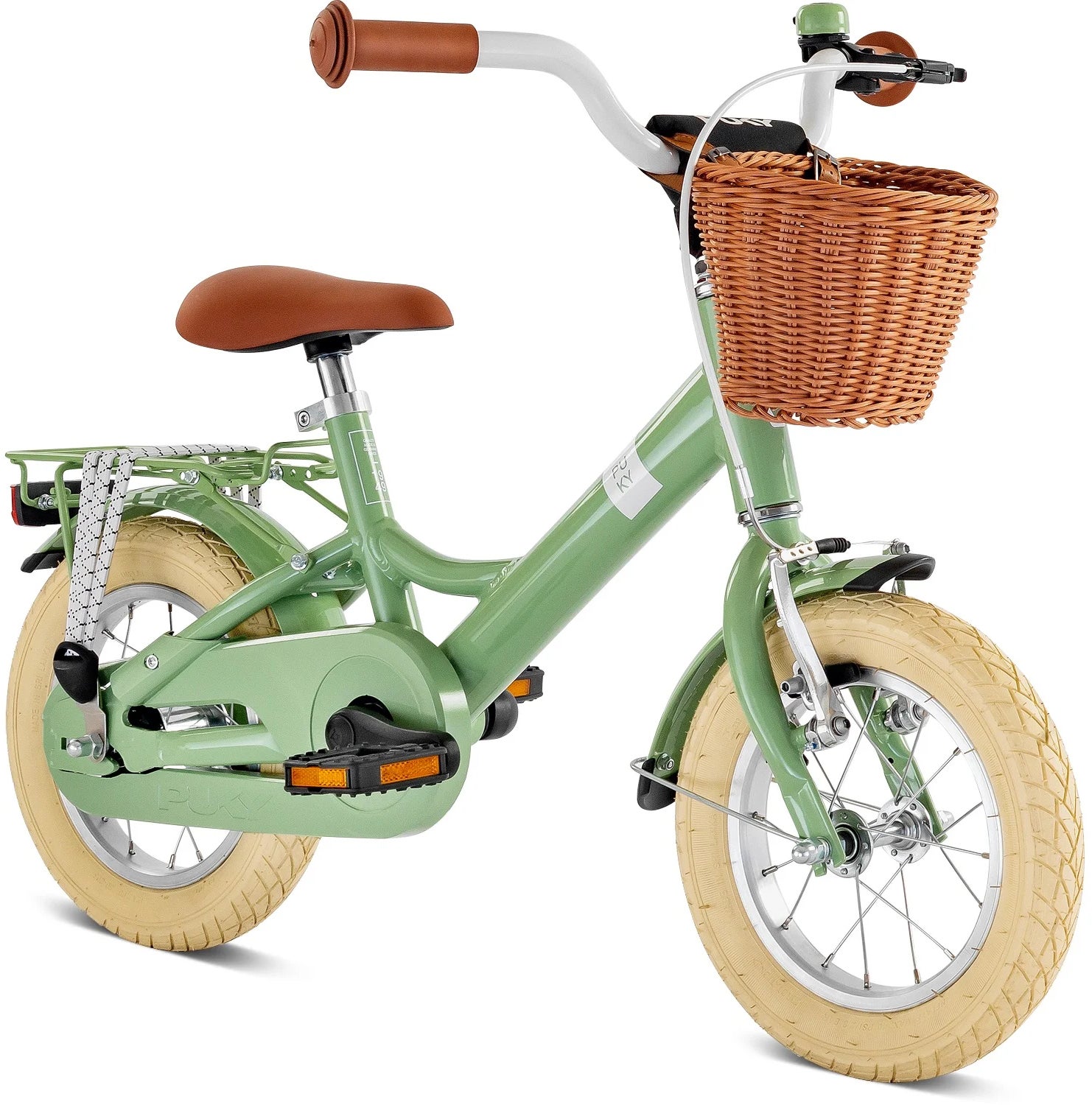 Puky Youke Classic Kinderfahrrad 12 Zoll, Grün von Puky