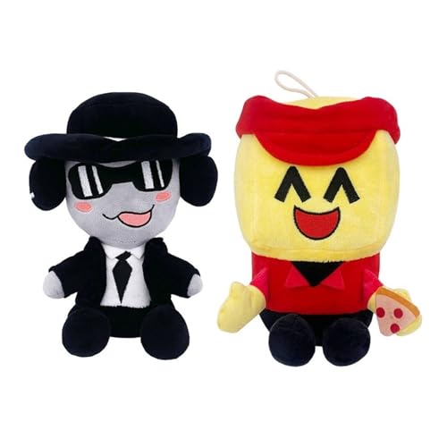 PulseLaaab Forsaken Chance Plüschtier, Weich und Süß Spielcharakter Kuscheltier Ellio Spielzeug for Fans Gamers und Kinder (2pcs) von PulseLaaab