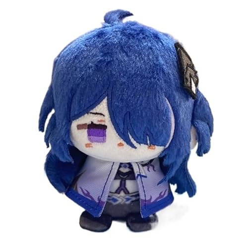 PulseLaaab Honkai Star Rail Plüsch Schlüsselanhänger, 12cm Anime-Figur Kuscheltier Süßes Weiches Plushspielzeug for Gamer-Fans Geschenkidee(Acheron) von PulseLaaab