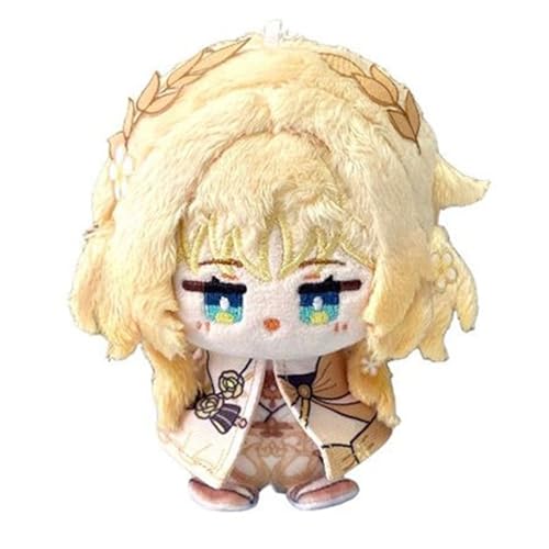 PulseLaaab Honkai Star Rail Plüsch Schlüsselanhänger, 12cm Anime-Figur Kuscheltier Süßes Weiches Plushspielzeug for Gamer-Fans Geschenkidee(Aglaea) von PulseLaaab