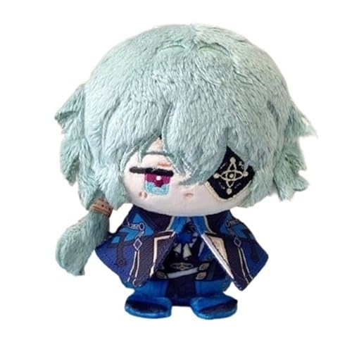 PulseLaaab Honkai Star Rail Plüsch Schlüsselanhänger, 12cm Anime-Figur Kuscheltier Süßes Weiches Plushspielzeug for Gamer-Fans Geschenkidee(Anaxa) von PulseLaaab