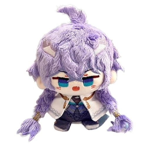 PulseLaaab Honkai Star Rail Plüsch Schlüsselanhänger, 12cm Anime-Figur Kuscheltier Süßes Weiches Plushspielzeug for Gamer-Fans Geschenkidee(Bailu) von PulseLaaab