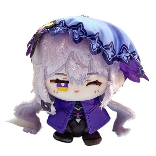 PulseLaaab Honkai Star Rail Plüsch Schlüsselanhänger, 12cm Anime-Figur Kuscheltier Süßes Weiches Plushspielzeug for Gamer-Fans Geschenkidee(Black Swan) von PulseLaaab