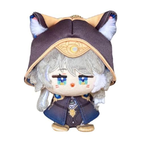 PulseLaaab Honkai Star Rail Plüsch Schlüsselanhänger, 12cm Anime-Figur Kuscheltier Süßes Weiches Plushspielzeug for Gamer-Fans Geschenkidee(Cipher) von PulseLaaab