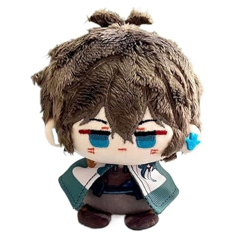 PulseLaaab Honkai Star Rail Plüsch Schlüsselanhänger, 12cm Anime-Figur Kuscheltier Süßes Weiches Plushspielzeug for Gamer-Fans Geschenkidee(Dan Heng) von PulseLaaab
