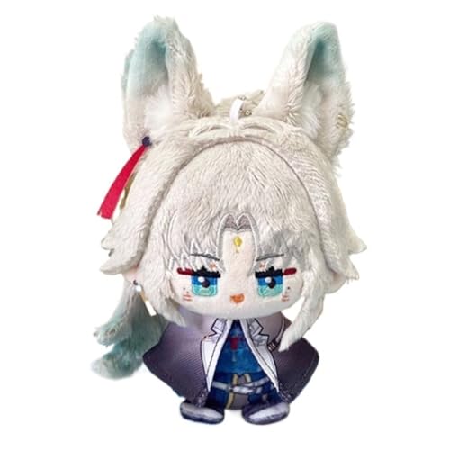 PulseLaaab Honkai Star Rail Plüsch Schlüsselanhänger, 12cm Anime-Figur Kuscheltier Süßes Weiches Plushspielzeug for Gamer-Fans Geschenkidee(Feixiao) von PulseLaaab