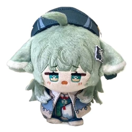 PulseLaaab Honkai Star Rail Plüsch Schlüsselanhänger, 12cm Anime-Figur Kuscheltier Süßes Weiches Plushspielzeug for Gamer-Fans Geschenkidee(Huohuo) von PulseLaaab