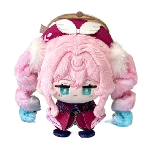 PulseLaaab Honkai Star Rail Plüsch Schlüsselanhänger, 12cm Anime-Figur Kuscheltier Süßes Weiches Plushspielzeug for Gamer-Fans Geschenkidee(Hyacine) von PulseLaaab