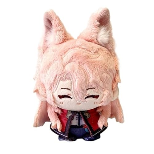 PulseLaaab Honkai Star Rail Plüsch Schlüsselanhänger, 12cm Anime-Figur Kuscheltier Süßes Weiches Plushspielzeug for Gamer-Fans Geschenkidee(Jiaoqiu) von PulseLaaab