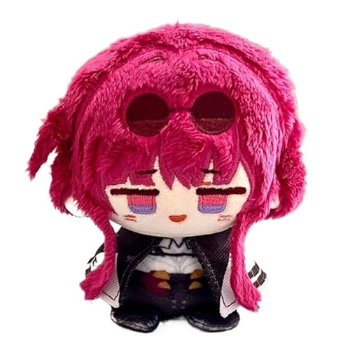 PulseLaaab Honkai Star Rail Plüsch Schlüsselanhänger, 12cm Anime-Figur Kuscheltier Süßes Weiches Plushspielzeug for Gamer-Fans Geschenkidee(Kafka) von PulseLaaab