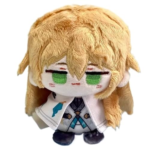 PulseLaaab Honkai Star Rail Plüsch Schlüsselanhänger, 12cm Anime-Figur Kuscheltier Süßes Weiches Plushspielzeug for Gamer-Fans Geschenkidee(Luocha) von PulseLaaab