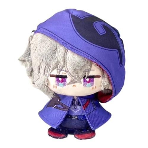 PulseLaaab Honkai Star Rail Plüsch Schlüsselanhänger, 12cm Anime-Figur Kuscheltier Süßes Weiches Plushspielzeug for Gamer-Fans Geschenkidee(Moze) von PulseLaaab