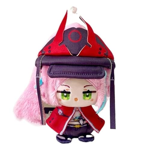 PulseLaaab Honkai Star Rail Plüsch Schlüsselanhänger, 12cm Anime-Figur Kuscheltier Süßes Weiches Plushspielzeug for Gamer-Fans Geschenkidee(Rappa) von PulseLaaab