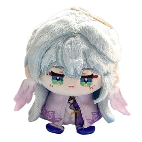 PulseLaaab Honkai Star Rail Plüsch Schlüsselanhänger, 12cm Anime-Figur Kuscheltier Süßes Weiches Plushspielzeug for Gamer-Fans Geschenkidee(Robin) von PulseLaaab