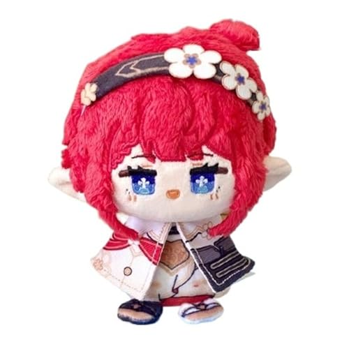 PulseLaaab Honkai Star Rail Plüsch Schlüsselanhänger, 12cm Anime-Figur Kuscheltier Süßes Weiches Plushspielzeug for Gamer-Fans Geschenkidee(Tribble) von PulseLaaab